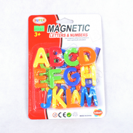 Magnetic capital letters (English)