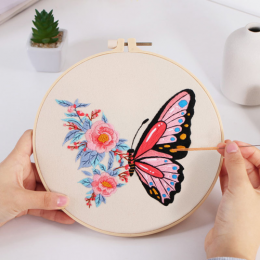 Embroidery set "Butterfly", set №1.
