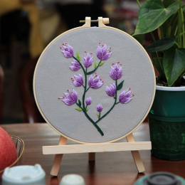 Embroidery set "Lilac flowers"