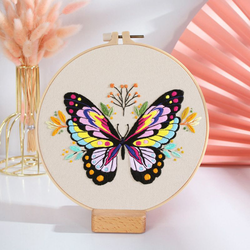 Embroidery set "Butterfly", set №4.