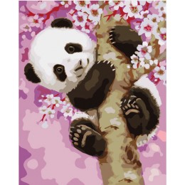 Painting by numbers "Panda" 30x40 cm 