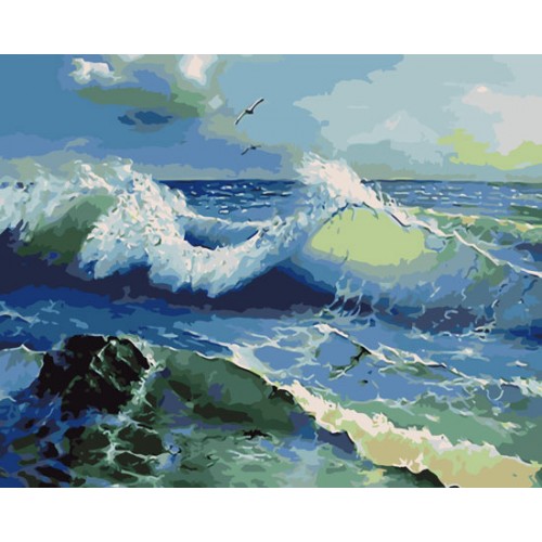 Painting by numbers “Seascape” 40x50 cm 