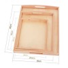 Wooden blank for creativity - tray 32,5х25cm 