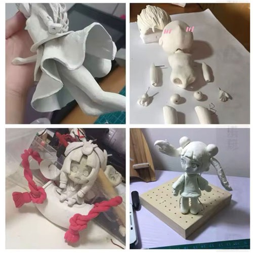 Профессиональная пластика для лепки кукол PREMIX La DOLL (белая, 400 гр.)