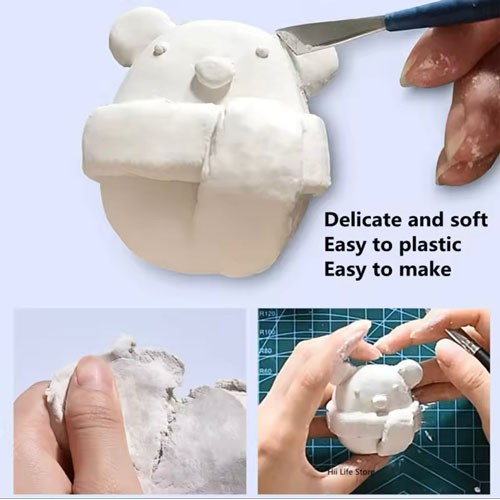 Профессиональная пластика для лепки кукол PREMIX La DOLL (белая, 400 гр.)