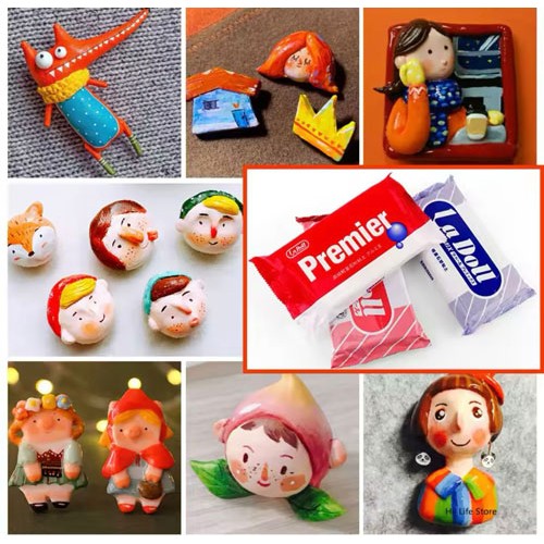 Профессиональная пластика для лепки кукол PREMIX La DOLL (белая, 400 гр.)