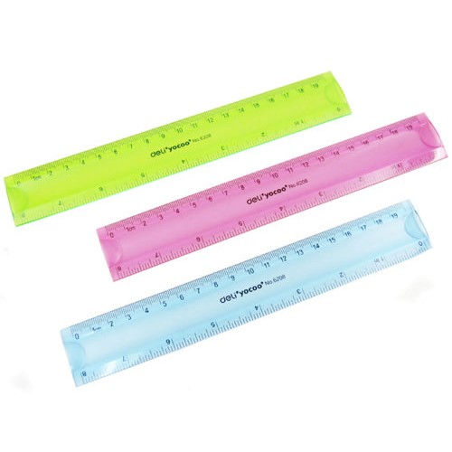 Plastic ruler 20 cm