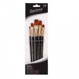 Synthetic brush set Xin Bowen (slanted, 5 pcs.)