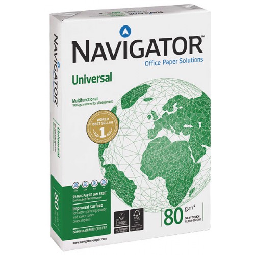 Бумага для принтера A4 500лист. 80g/m2 Navigator Universal 