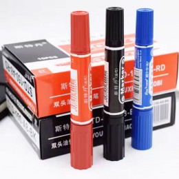 Permanent Marker Double sided (Black)
