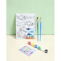 Картина по номерам «Подводный мир», 13x18 см