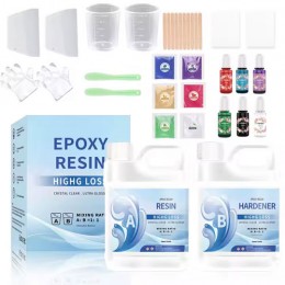 Эпоксидная смола для рукоделия и творчества (комплект с принадлежностями)