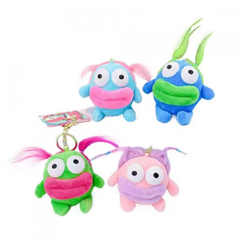 Брелок "Картошка" ассорти – мягкое украшение и метка для рюкзака или ключей 