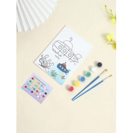 Картина по номерам «Самолет», 13x18 см