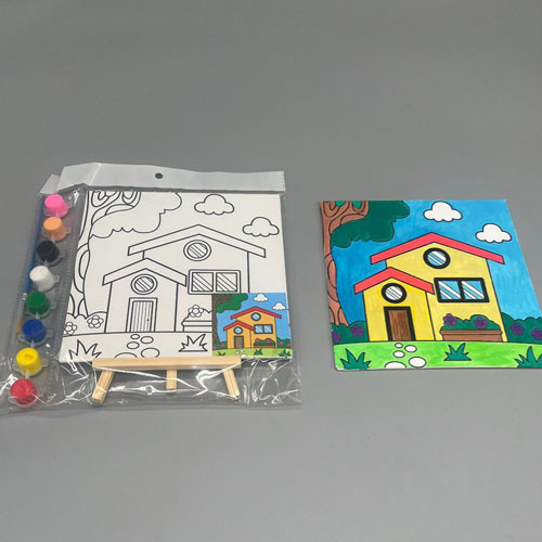 Картина по номерам «Домик» 13x18 см