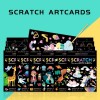 Scratch cards A5, "Sea world"