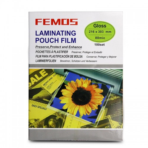 Плёнка для ламинирования A4 (216x303 mm),80 микрон