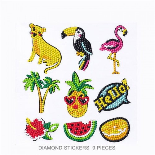 DIAMOND PAINTING STICKER, Diamond Mosaic Sticker
