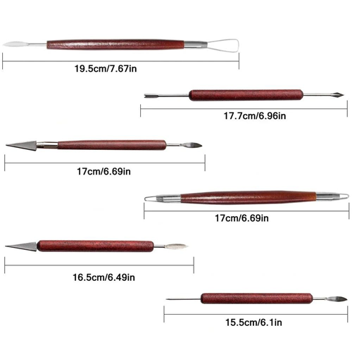 Набор инструментов для лепки из глины 6 шт.