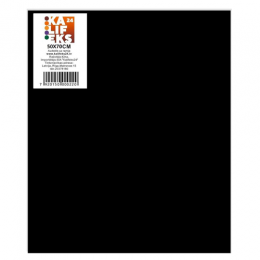 Stretched canvas 50x70 cm, black, KALIFEKS24