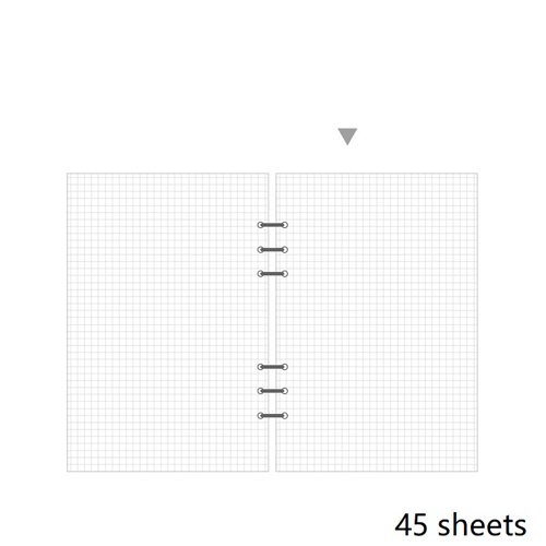 Блок бумаги в клетку, А5 (45 листов)