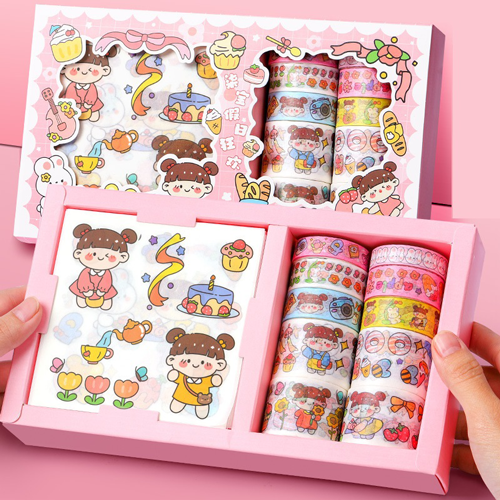 Mini self-adhesive glitter tapes 