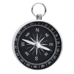 Portable compass (white metal)