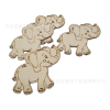 Wooden board creative works (giraffe, elephant, donkey, unicorn), 10pcs.