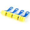 Foam rollers with plastic handle, 4 pcs.