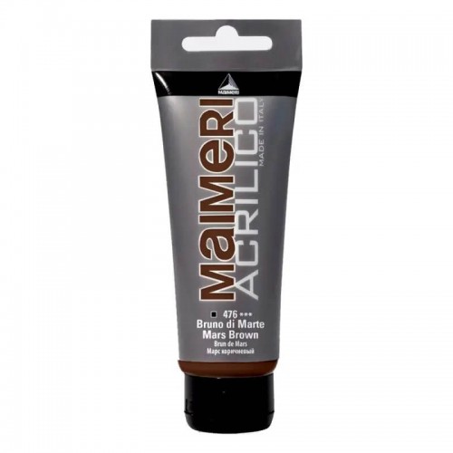 MAIMERI ACRILICO, 200 ml., Brown Nr476, Acrylic paint