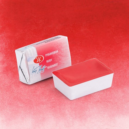 Акварельная краска Белые ночи, Рубиновая Nr 323, 2,5 мл.