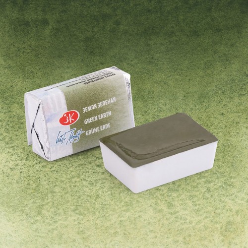 Акварельная краска Белые ночи, Земля зелёная Nr 730, 2,5 мл.