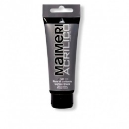 MAIMERI ACRILICO, 200 ml., Black Nr537, Acrylic paint