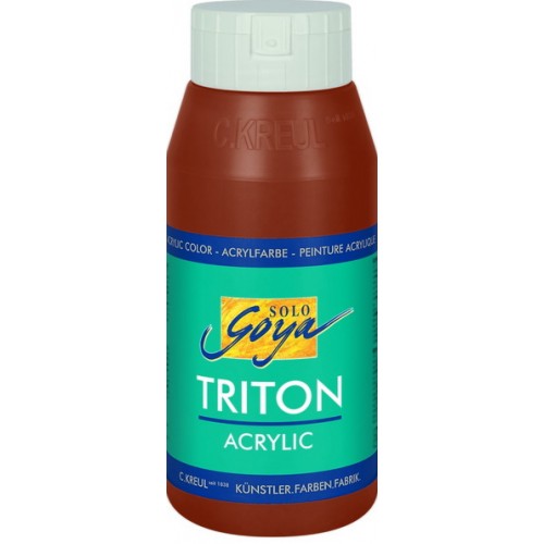 SOLO GOYA TRITON, 750 ml., Dark Oxide Brown, 17012, Acrylic paint