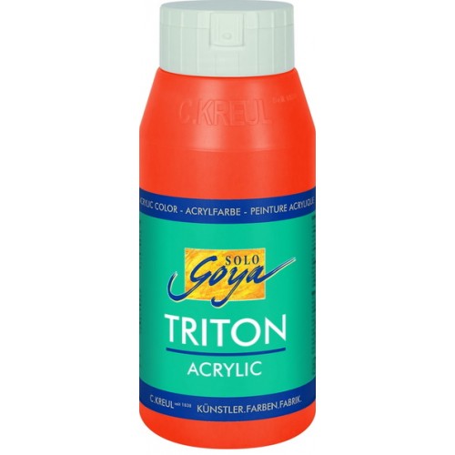 SOLO GOYA TRITON, 750 ml., Vermilion, 17018, Acrylic paint