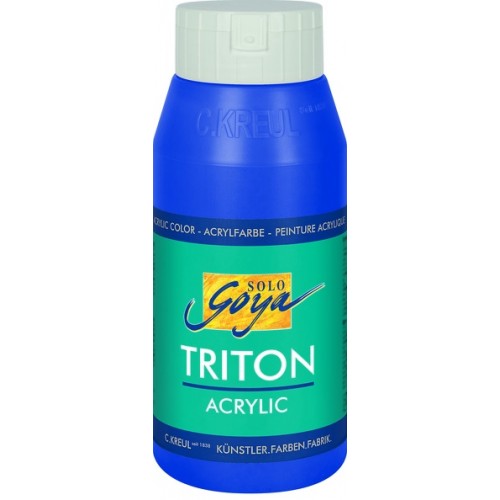 SOLO GOYA TRITON, 750 ml., Ultramarine Blue, 17019, Acrylic paint