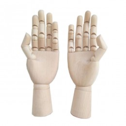 Wooden hand, 20 cm.