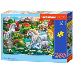 Puzzle "Unicorns in the garden", Castorland (260 pcs.)