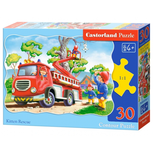 Пазл "Спасение котенка", Castorland (30 шт.)
