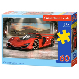 Puzzle "Car in hangar". Castorland (60 pcs.)