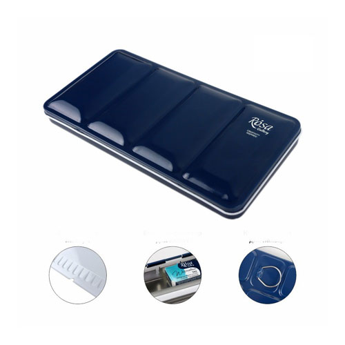 Пенал для акварели на 28 кювет с палитрой, Rosa Gallery, металлический