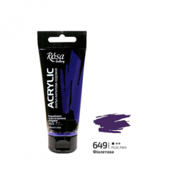 Acrylic paint ROSA Gallery, Violet No. 649, 60 ml.