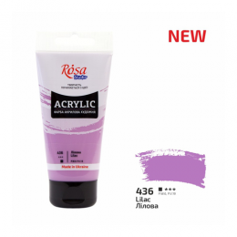 Acrylic paint ROSA Studio, Lilac No. 436, 75 ml.