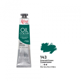  ROSA Gallery oil paint, Emerald green №143, 45 ml.