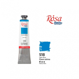 Eļļas krāsa ROSA Studio, Zils gaišais №518, 60 ml.