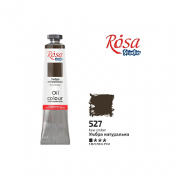 Eļļas krāsa ROSA Studio Umbra dabīga №527, 60 ml.