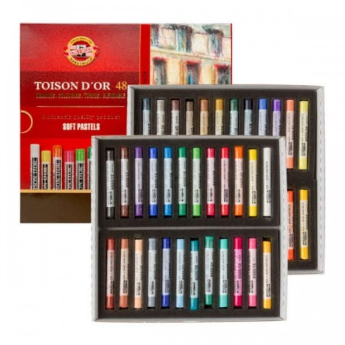 Dry pastels KOH-I-NOOR TOISON D'OR, 48 colors
