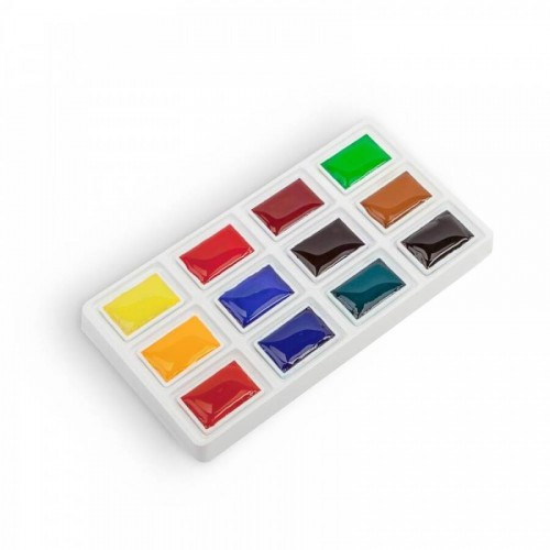 Набор акварели Сонет "Ботаника" в кюветах 12 цветов х 2,5 мл