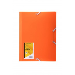 Box with elastic bands A4 format (orange)