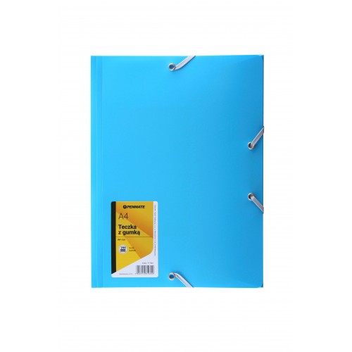 Box with elastic bands A4 format (blue)